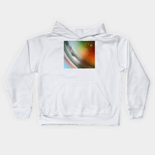 Abstract Oil in water art. Kids Hoodie